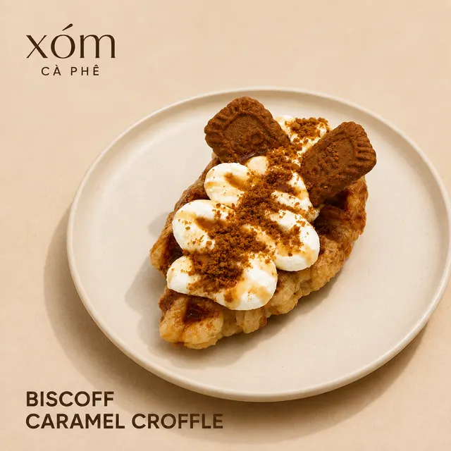Biscoff Caramel Croffle