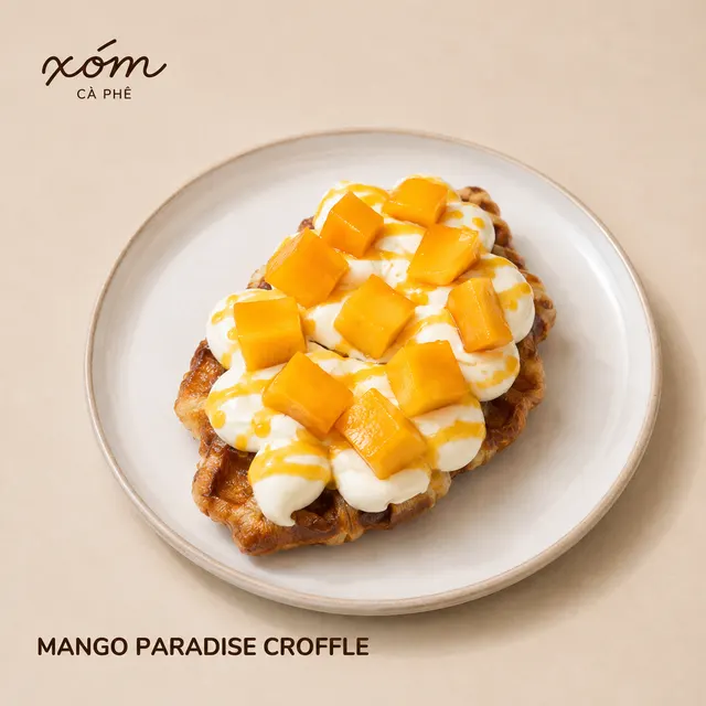 Mango Paradise Croffle