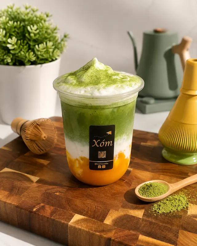 Mango Matcha Latte